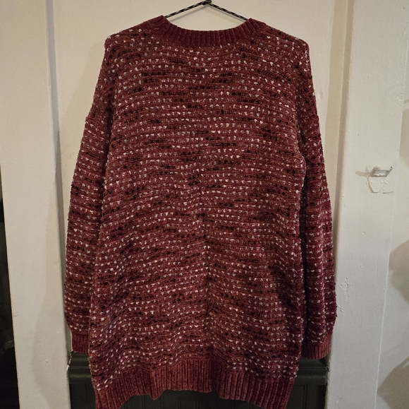 Maurices open kit burgundy cardigan womans size Medium. - Picture 5 of 7